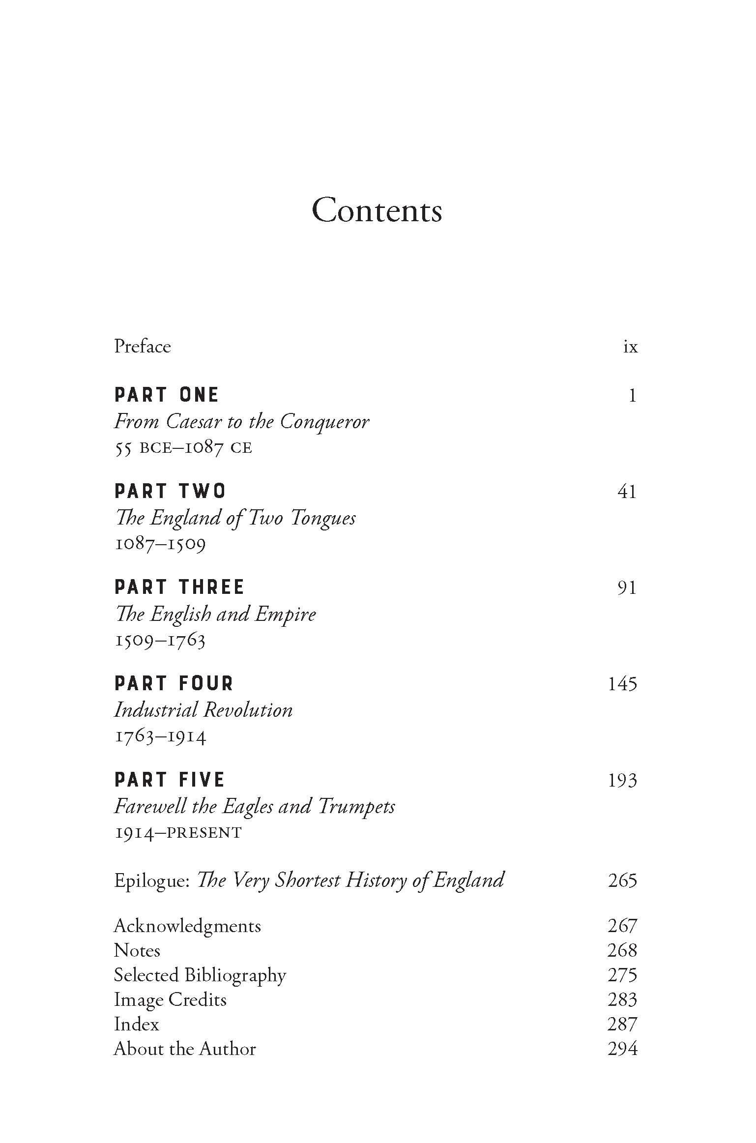 Beispielinhalt (Bild) The Shortest History of England