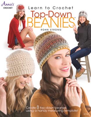 Vorderes Coverbild Learn to Crochet Top-Down Beanies