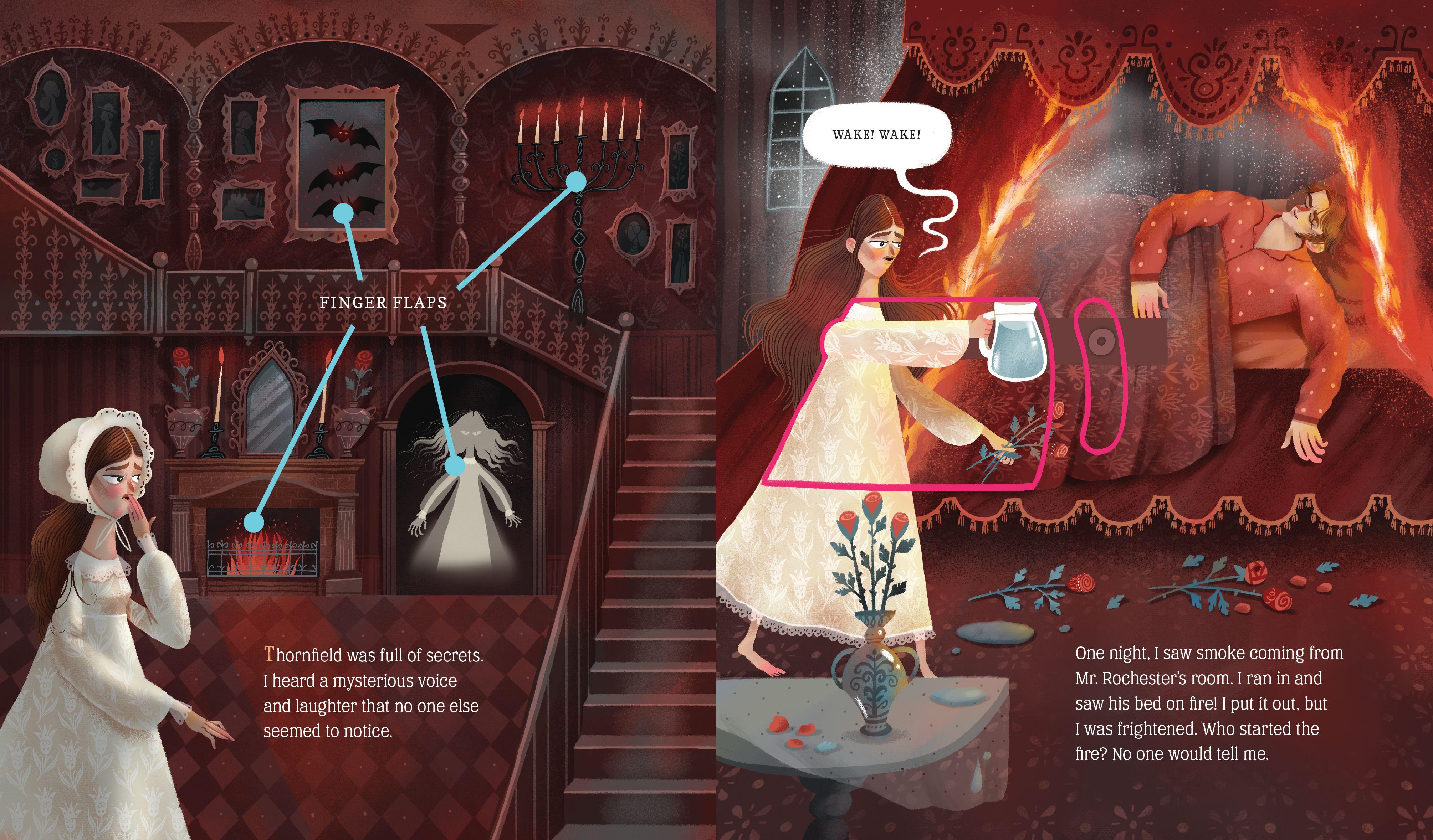 Beispielinhalt (Bild) Lit for Little Hands: Jane Eyre