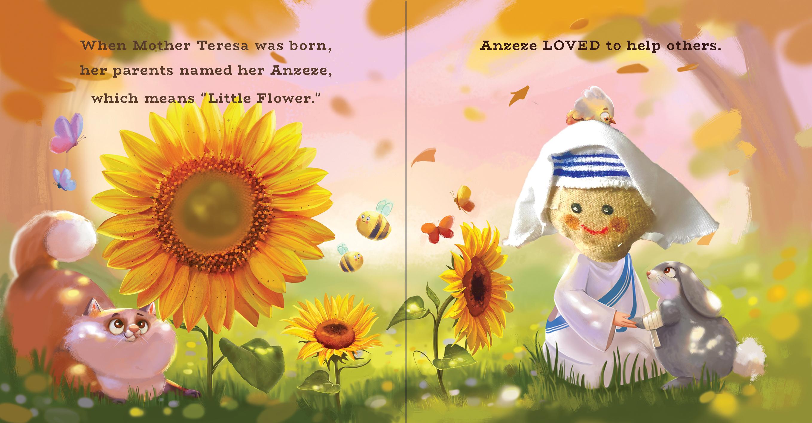 Beispielinhalt (Bild) I Can Be Kind Like Mother Teresa