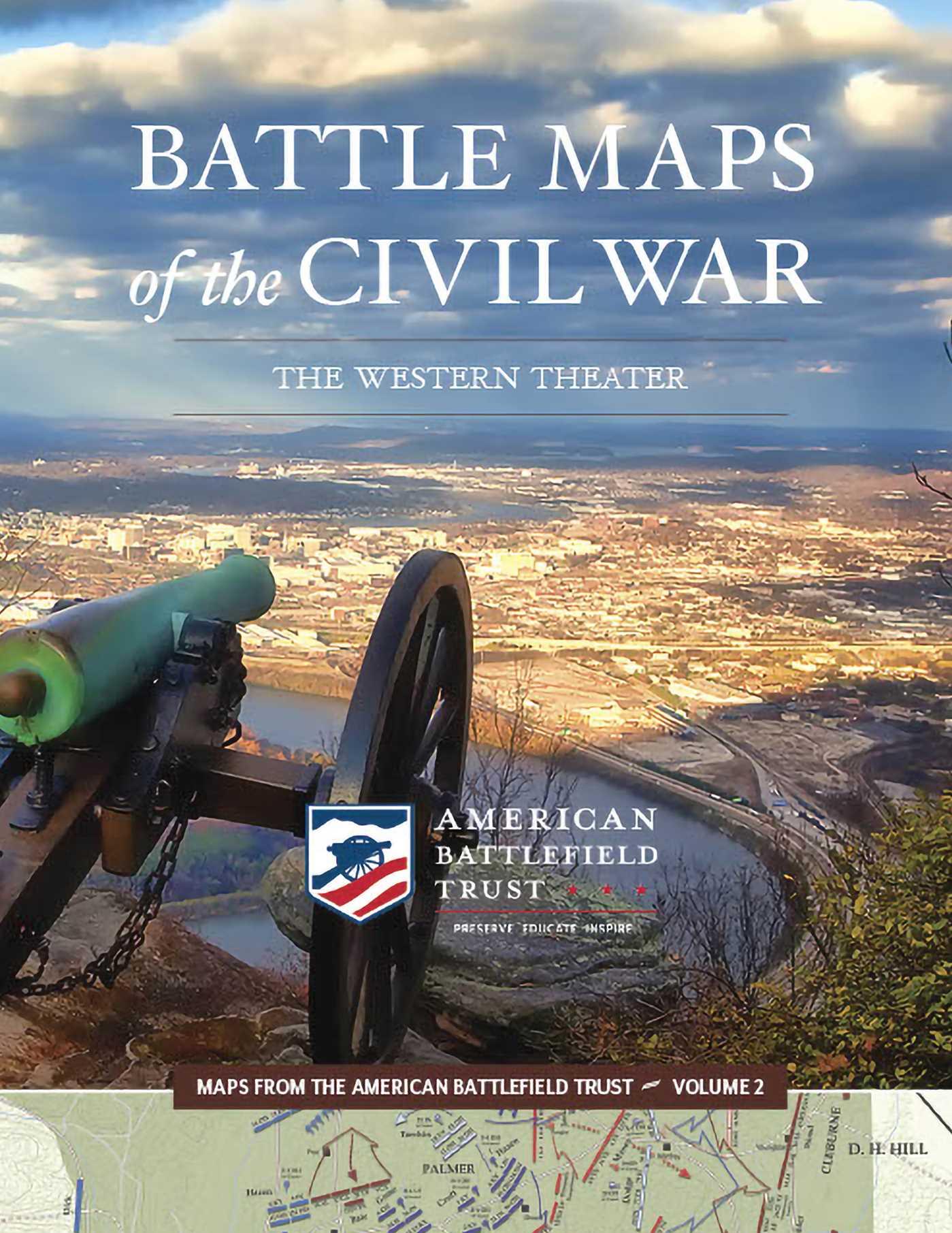 Vorderes Coverbild Battle Maps of the Civil War