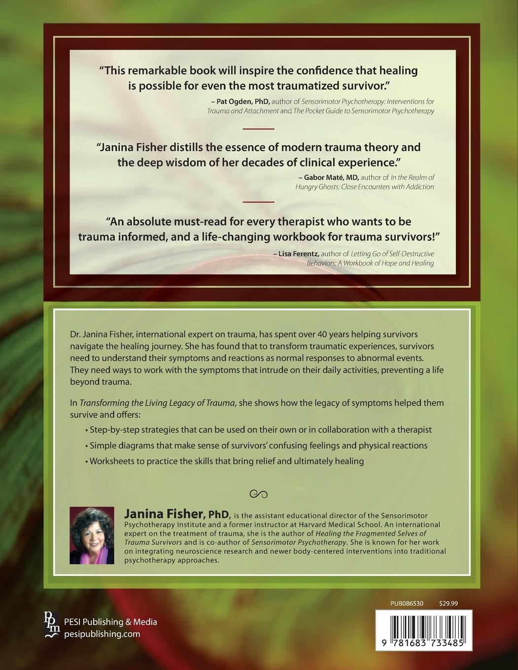 Rückseitencover Transforming The Living Legacy of Trauma