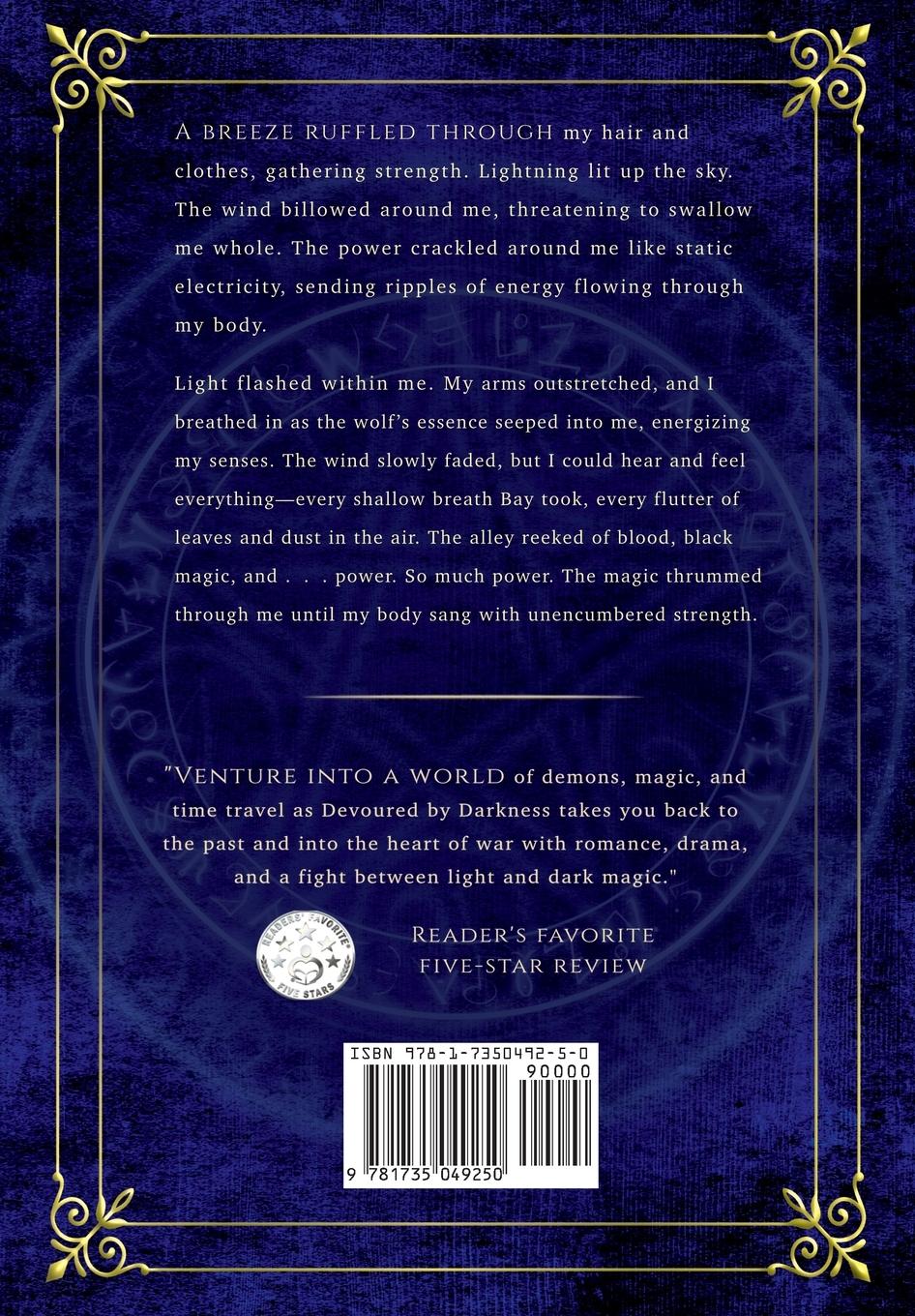 Rückseitencover Devoured by Darkness