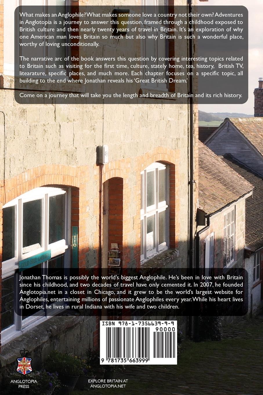 Rückseitencover Adventures in Anglotopia