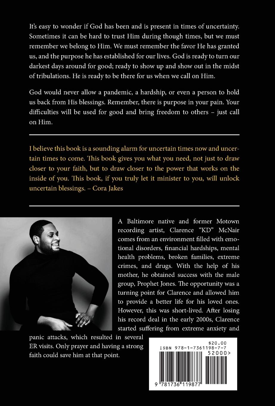 Rückseitencover Blessings in Uncertain Times