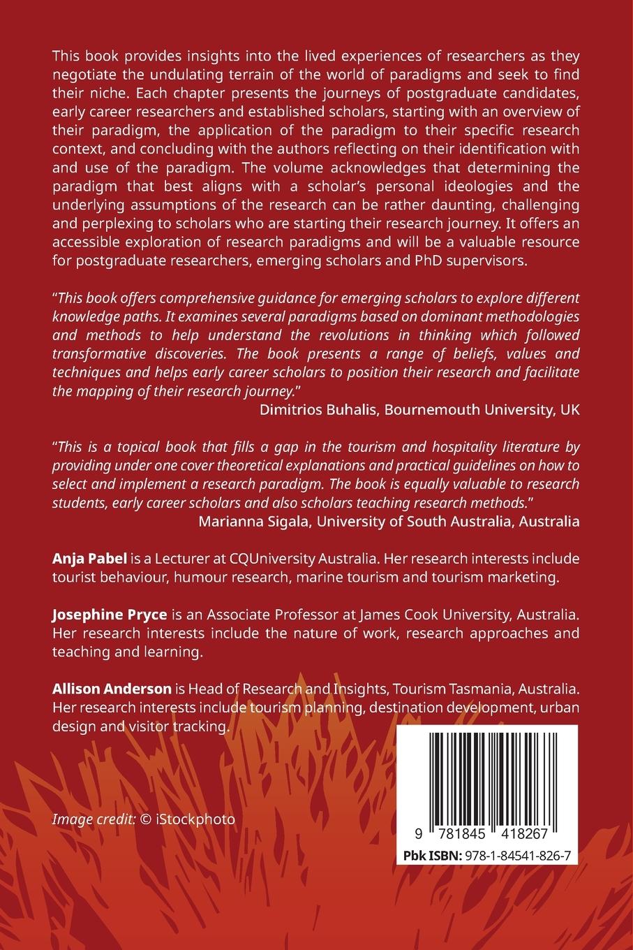 Rückseitencover Research Paradigm Considerations for Emerging Scholars