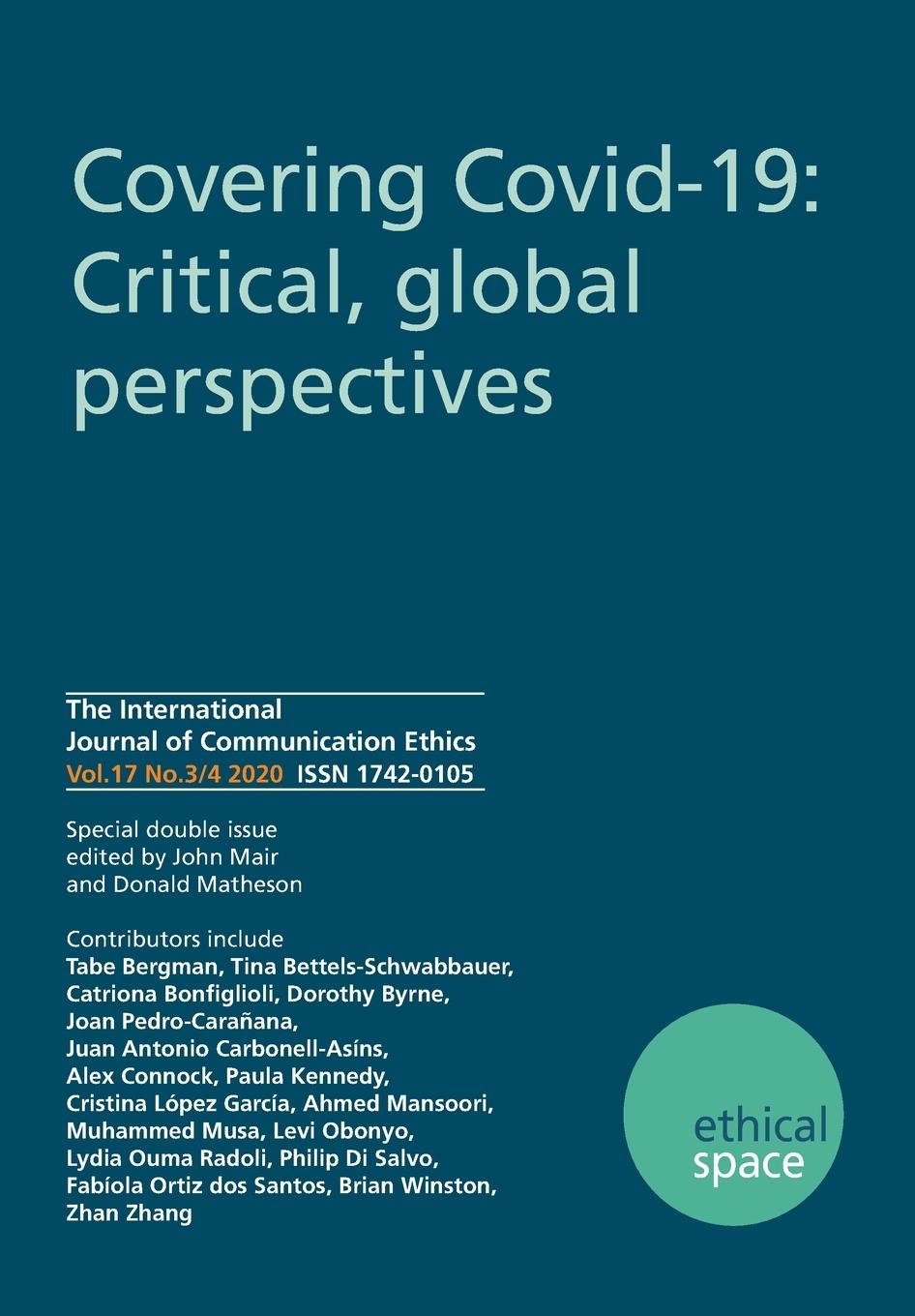 Vorderes Coverbild Ethical Space Vol.17 Issue 3/4