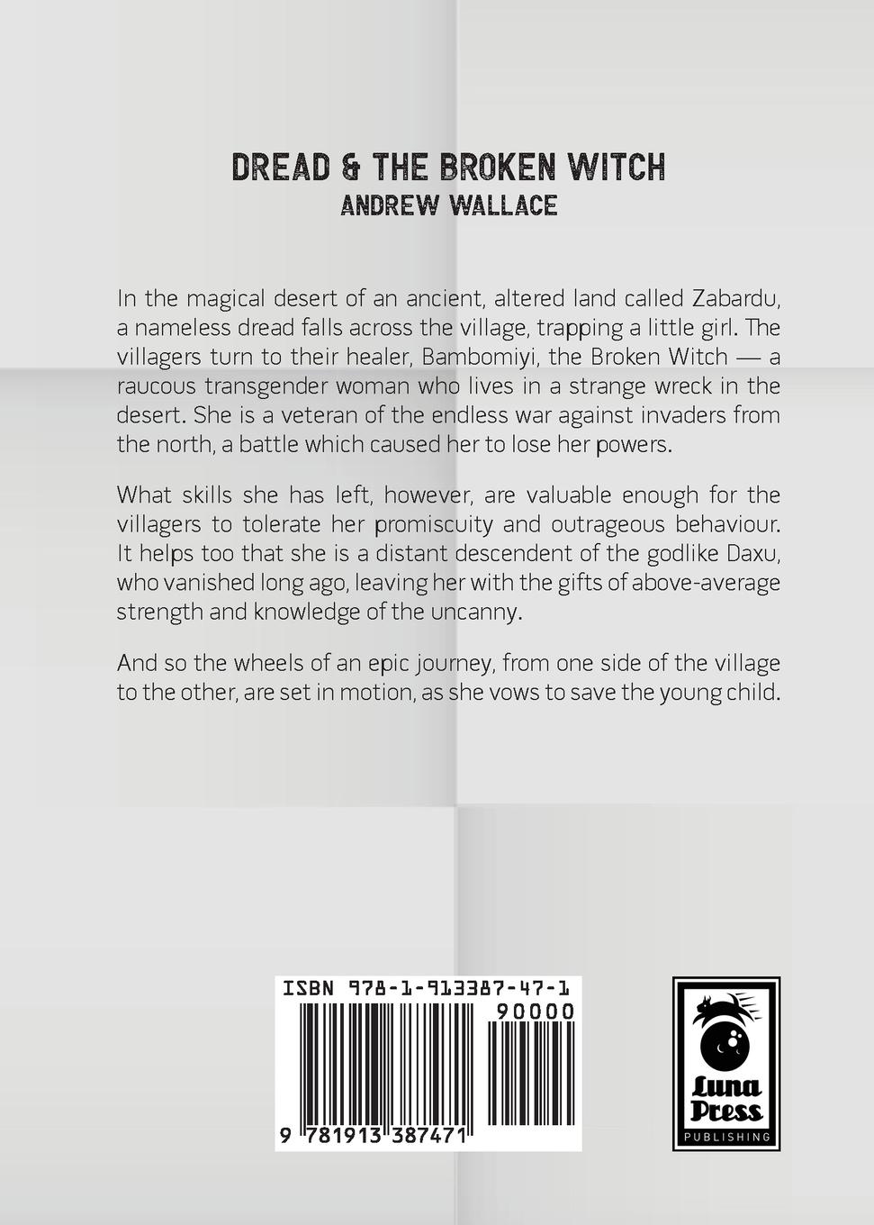 Rückseitencover Dread and The Broken Witch