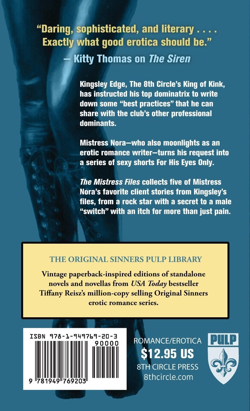 Rückseitencover The Mistress Files