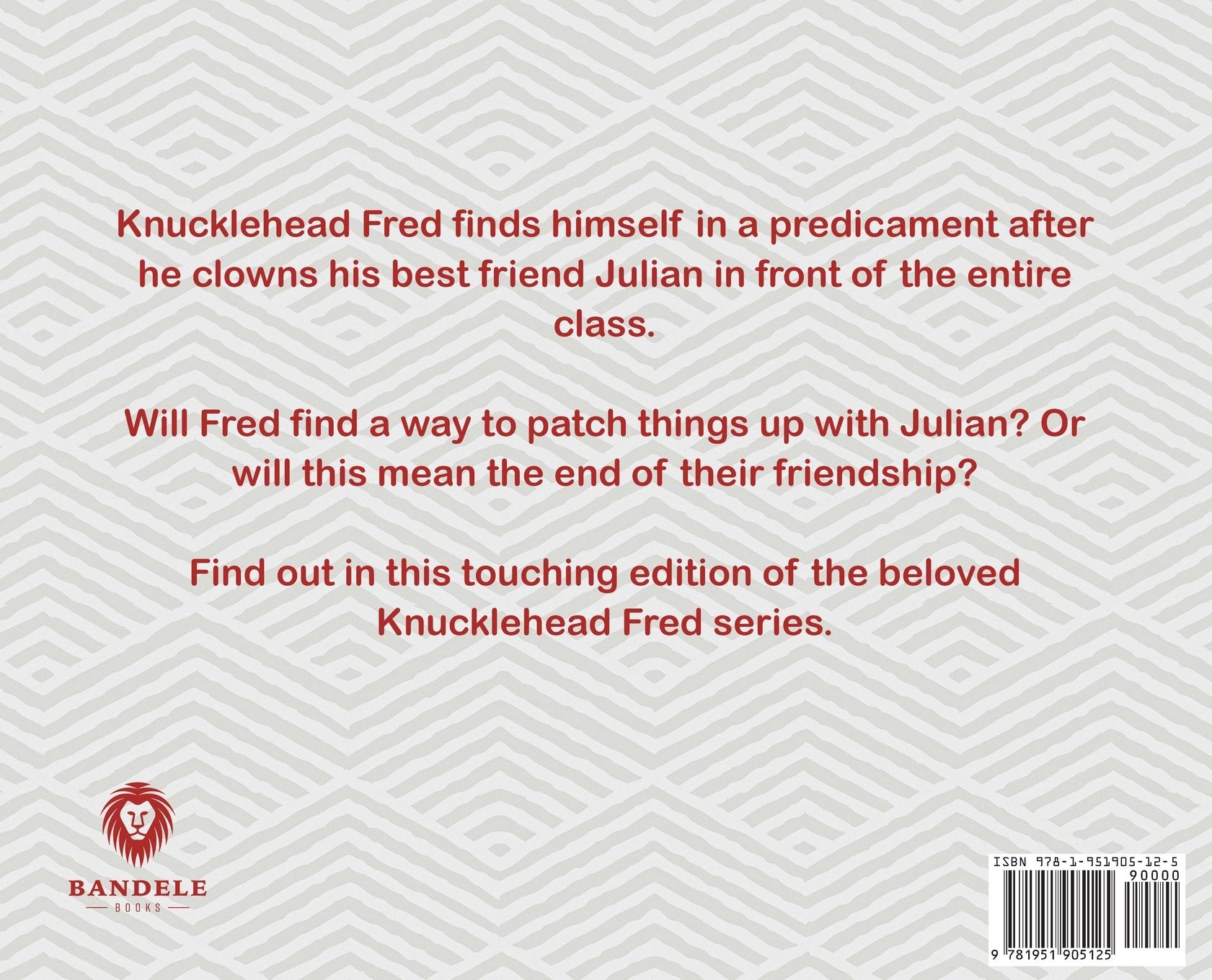 Rückseitencover Knucklehead Fred is the Benign Bully