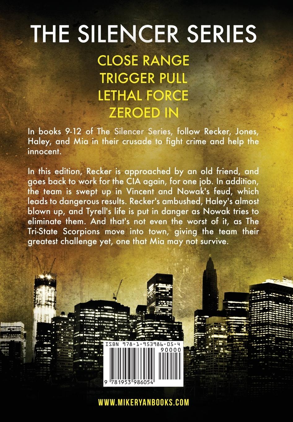 Rückseitencover The Silencer Series Books 9-12