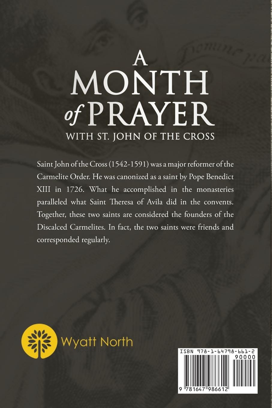 Rückseitencover A Month of Prayer with St. John of the Cross