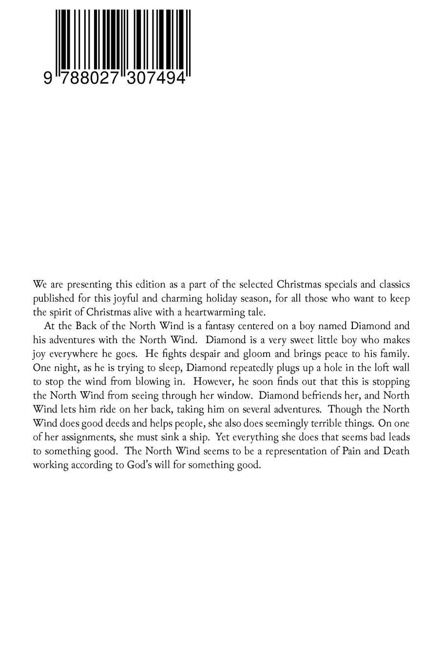 Rückseitencover At the Back of the North Wind