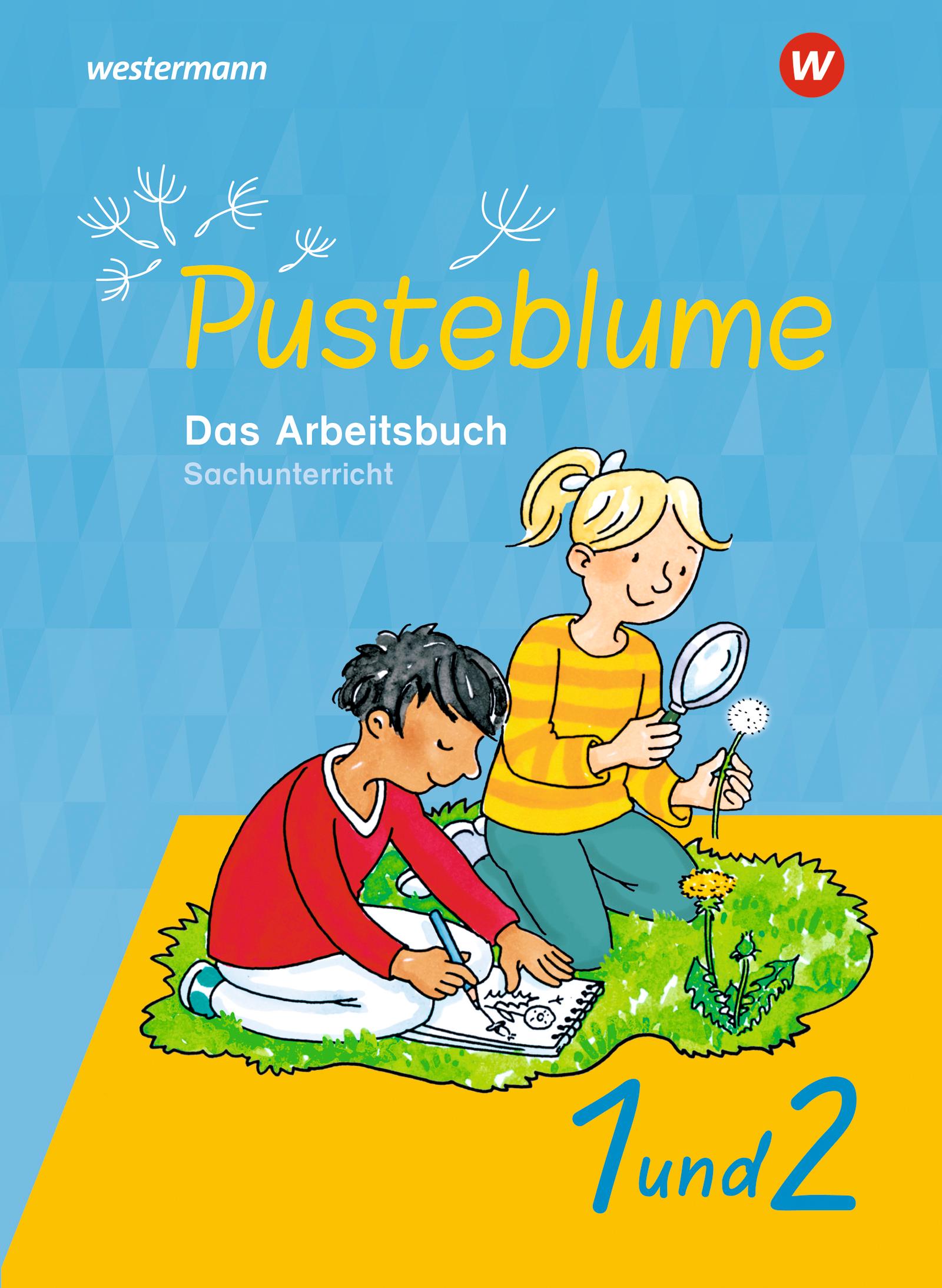Vorderes Coverbild Pusteblume 1 und 2. Das Arbeitsbuch Sachunterricht. Allgemeine Ausgabe