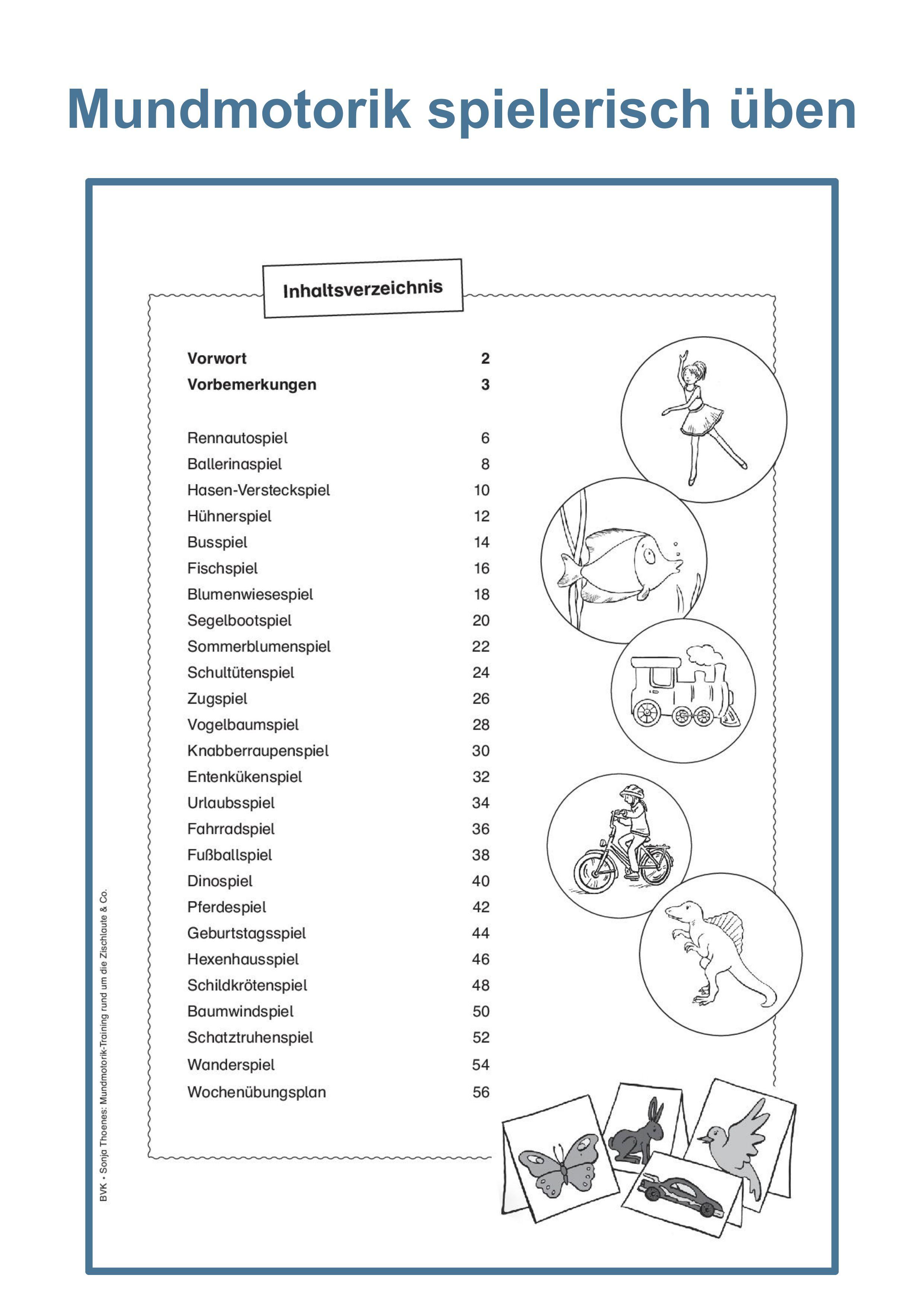 Beispielinhalt (Bild) Mundmotorik-Training rund um die Zischlaute & Co. Materialsammlung. Puste- und Ansaugübungen