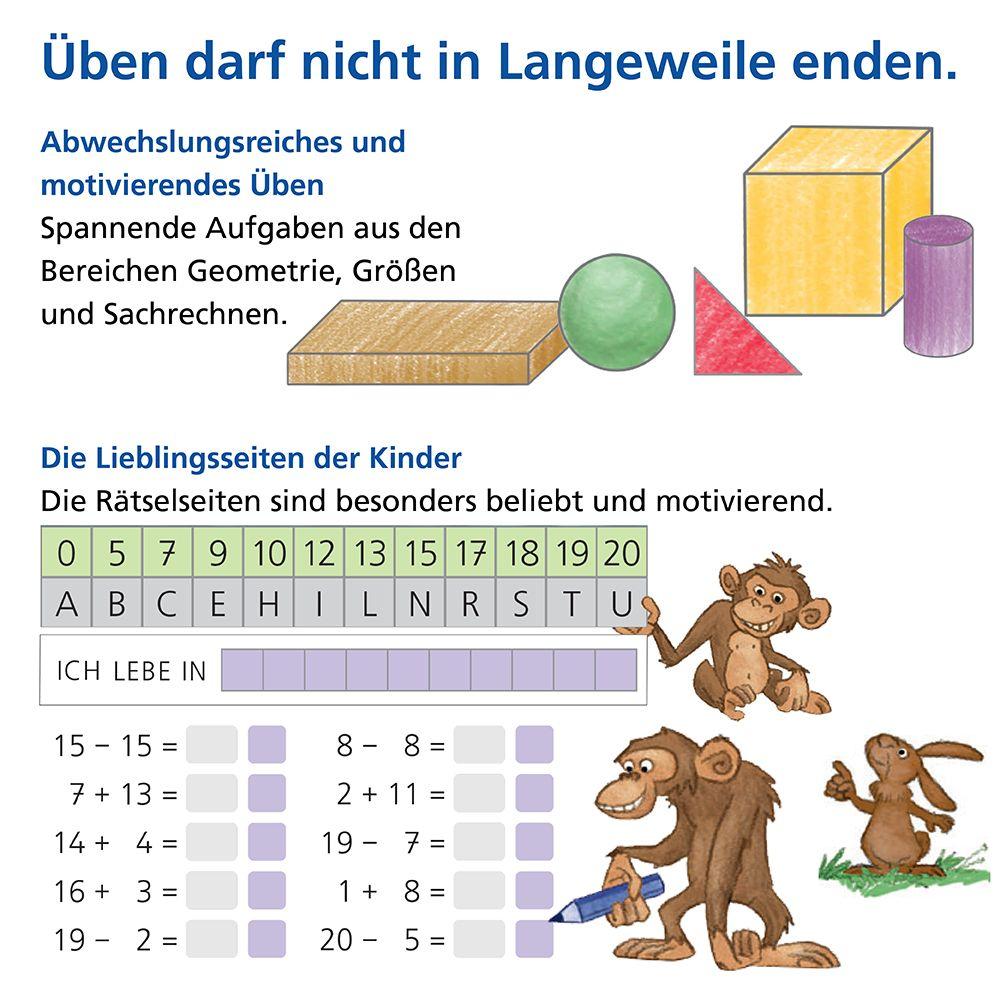 Beispielinhalt (Bild) Das Übungsheft Mathematik 1
