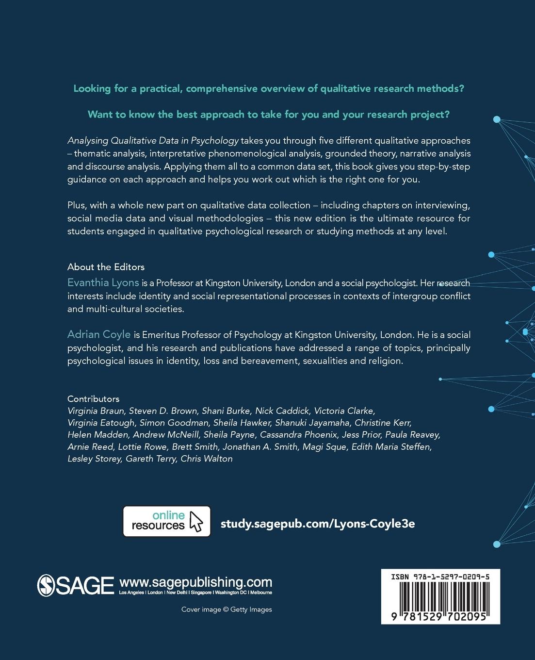 Rückseitencover Analysing Qualitative Data in Psychology