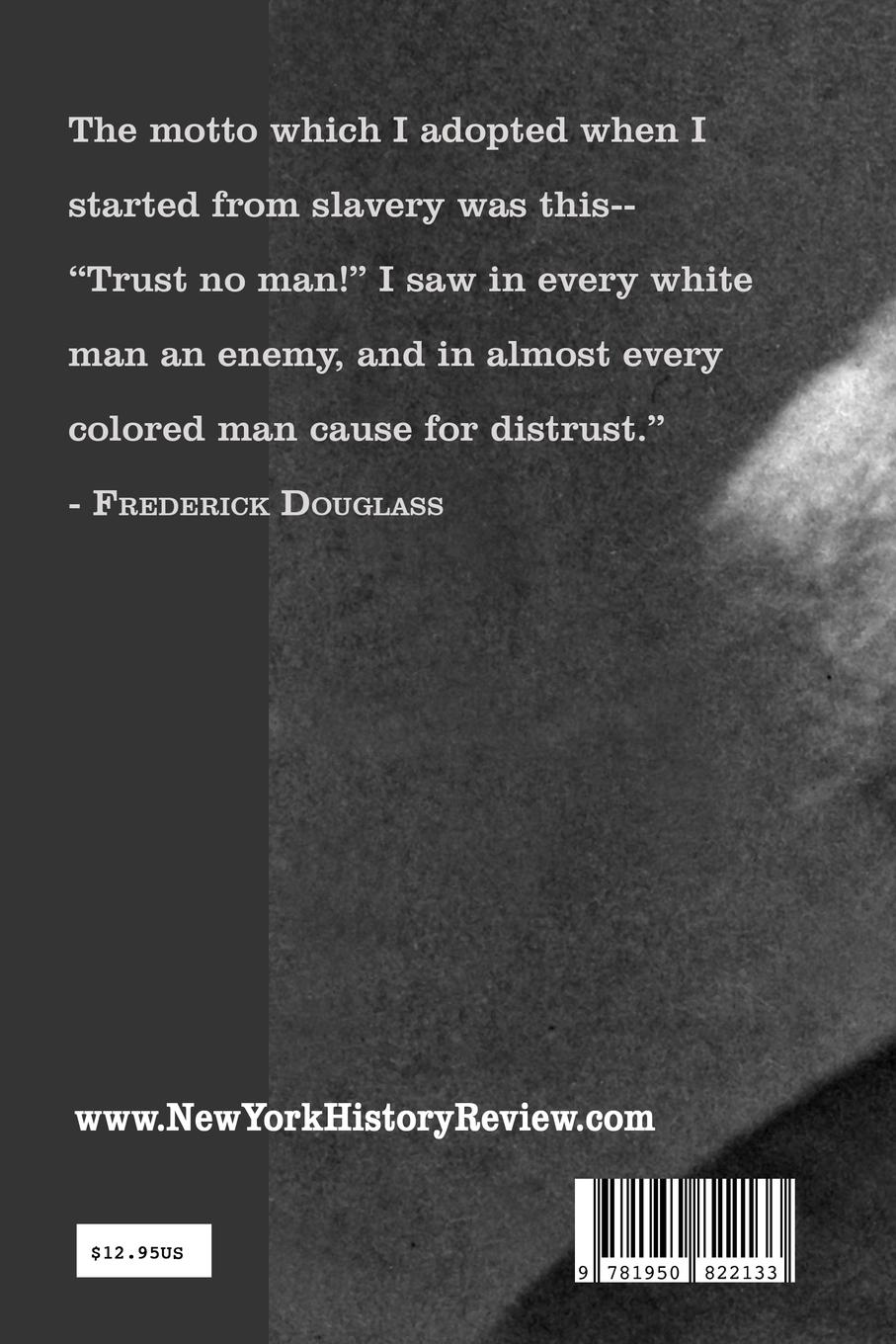 Rückseitencover Narrative of   The Life of FREDERICK DOUGLASS,  An American Slave.