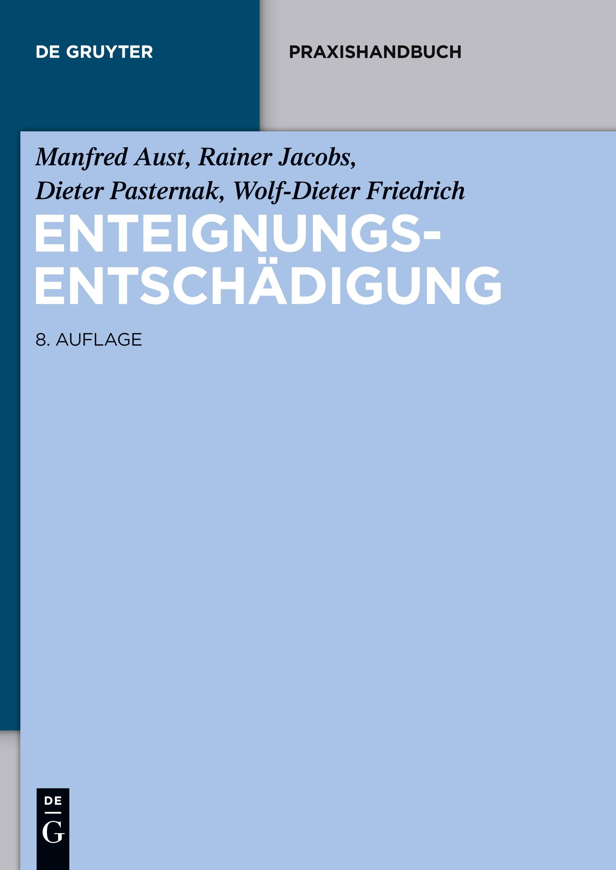 Vorderes Coverbild Enteignungsentschädigung