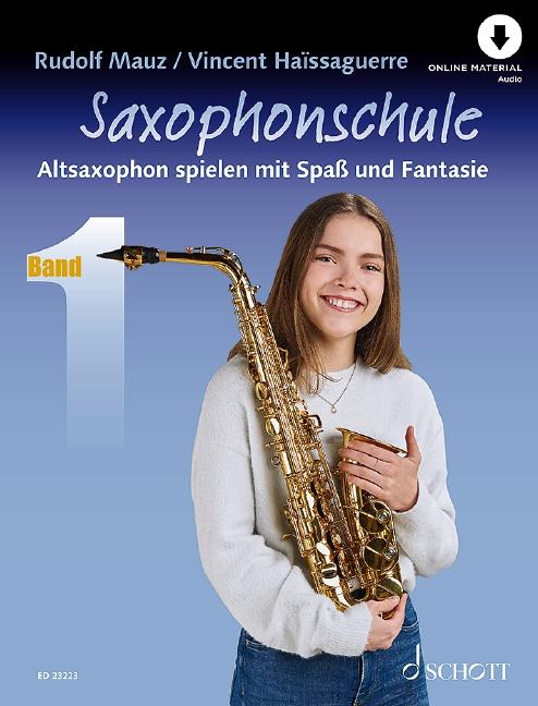 Vorderes Coverbild Saxophonschule