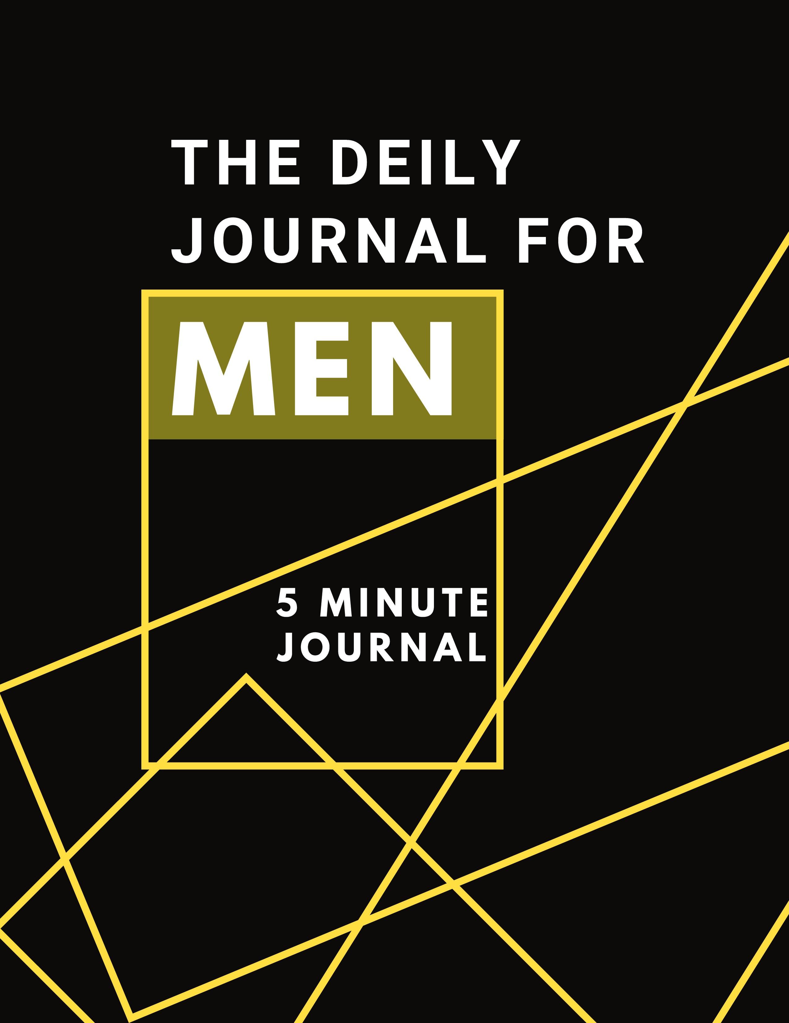 Vorderes Coverbild The Daily Journal For Men 5 Minutes Journal