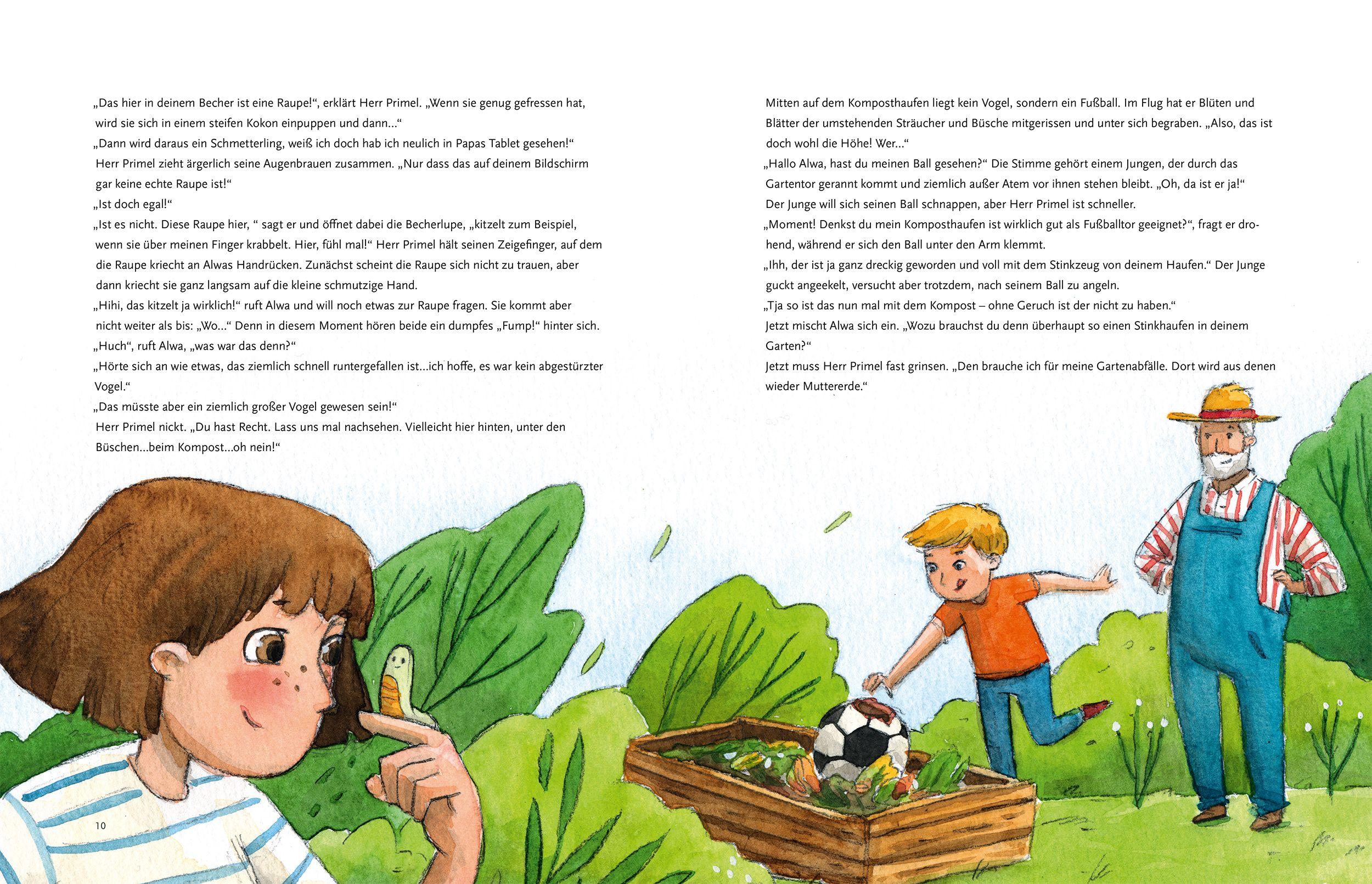 Beispielinhalt (Bild) Löwenzahn und Pusteblume, Schmetterling und ich