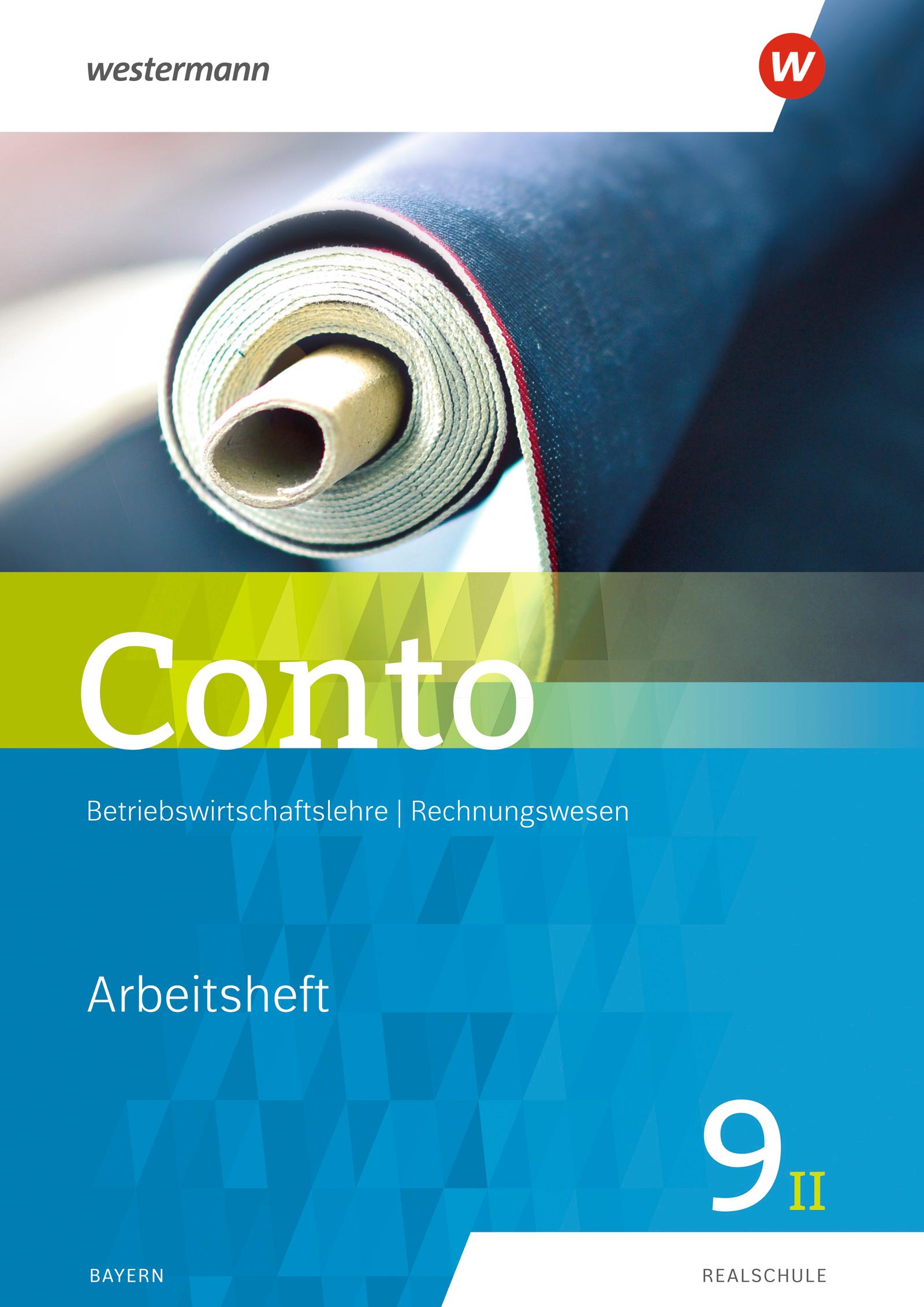 Vorderes Coverbild Conto 9II. Arbeitsheft. Für Realschulen in Bayern