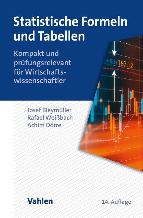 Vorderes Coverbild Statistische Formeln und Tabellen