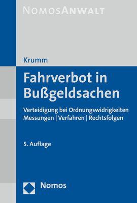 Vorderes Coverbild Fahrverbot in Bußgeldsachen