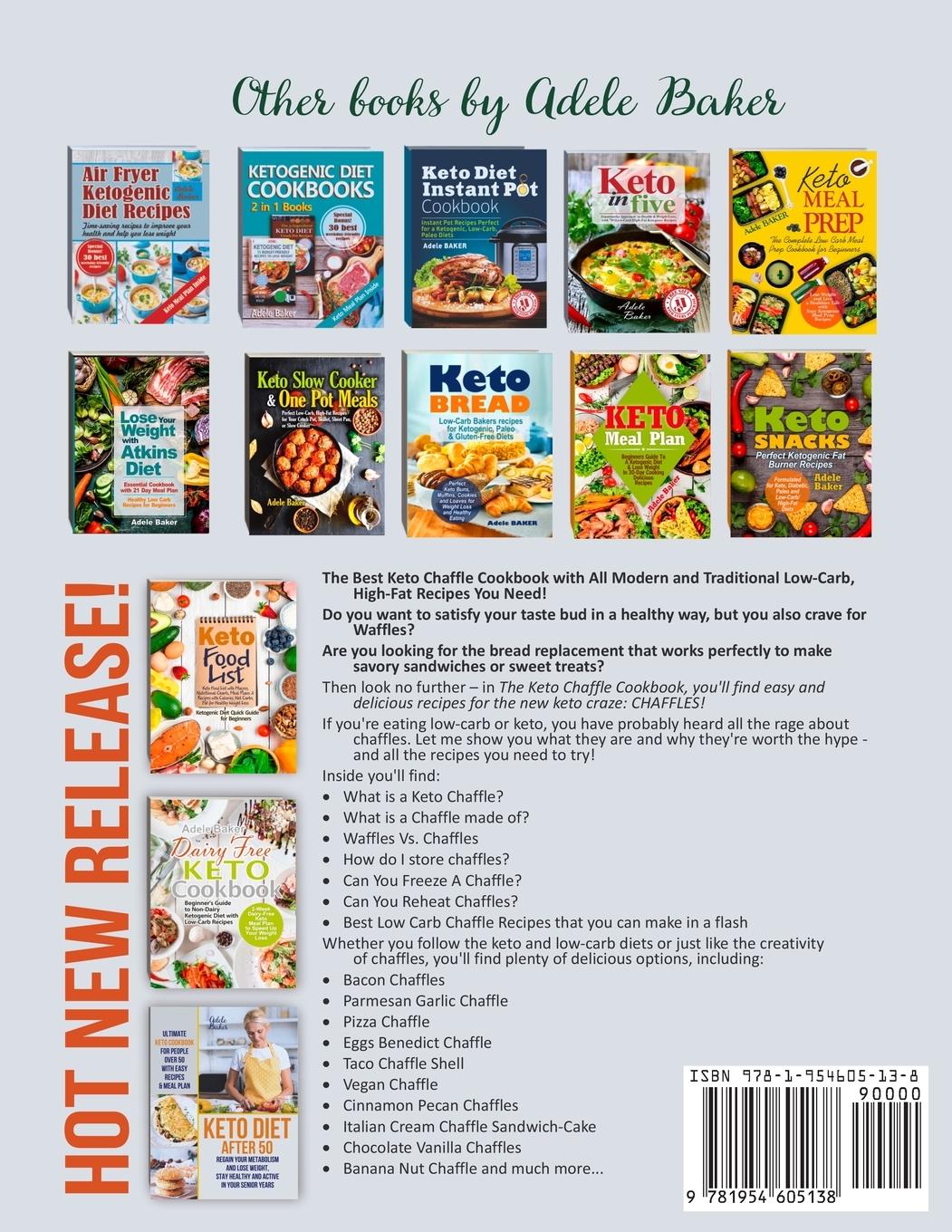 Rückseitencover The Keto Chaffle Cookbook
