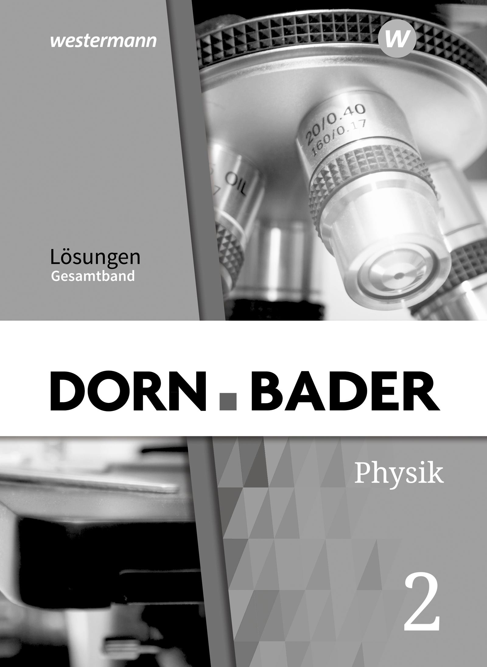 Vorderes Coverbild Dorn / Bader Physik SI. Lösungen Gesamt. Allgemeine Ausgabe
