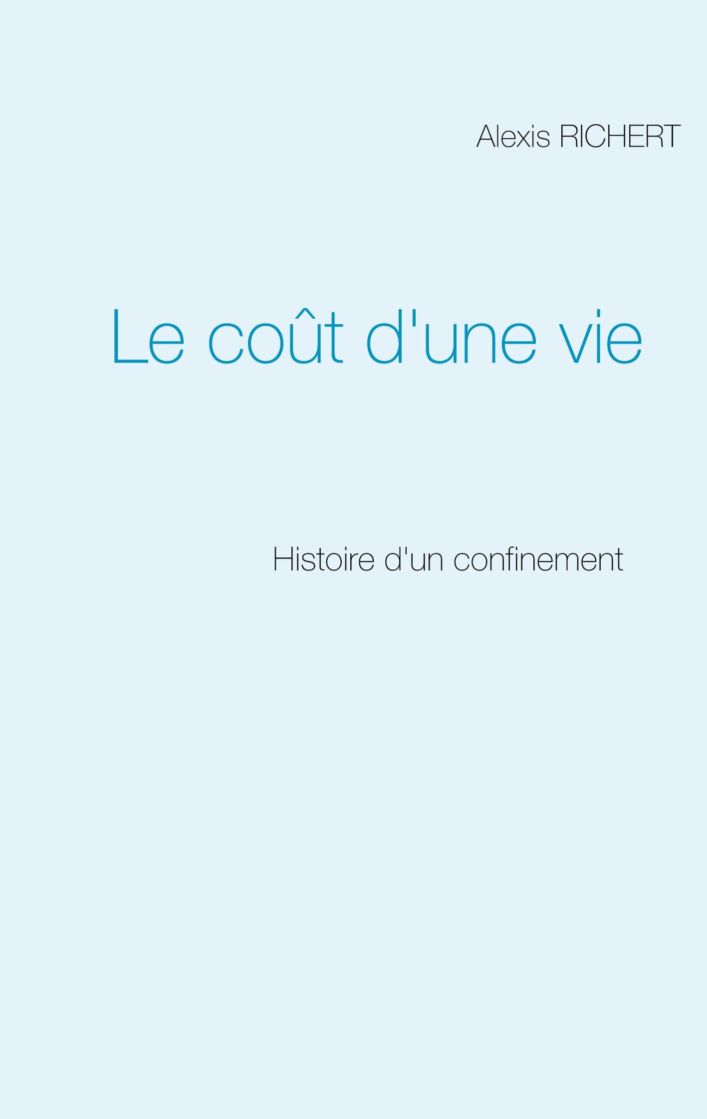 Vorderes Coverbild Le coût d'une vie