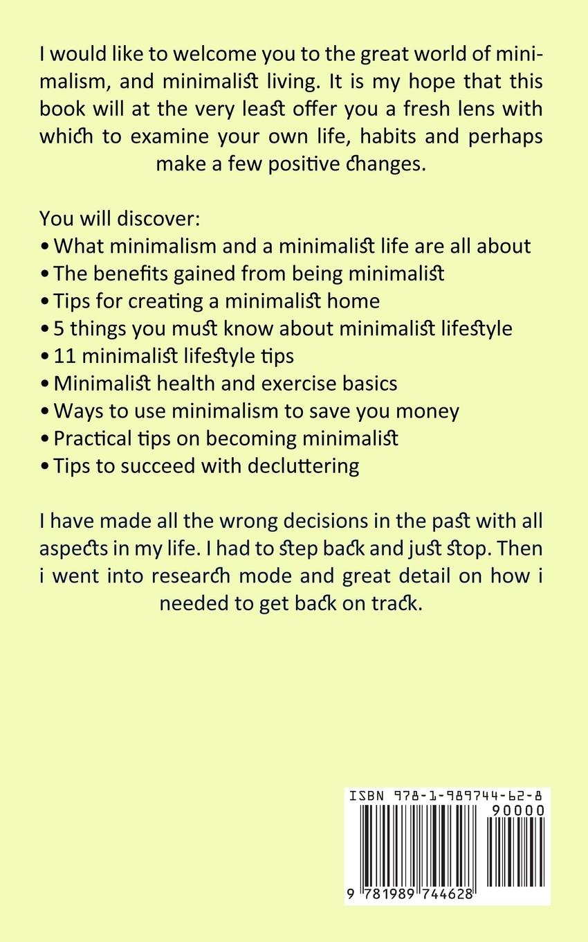 Rückseitencover Minimalism