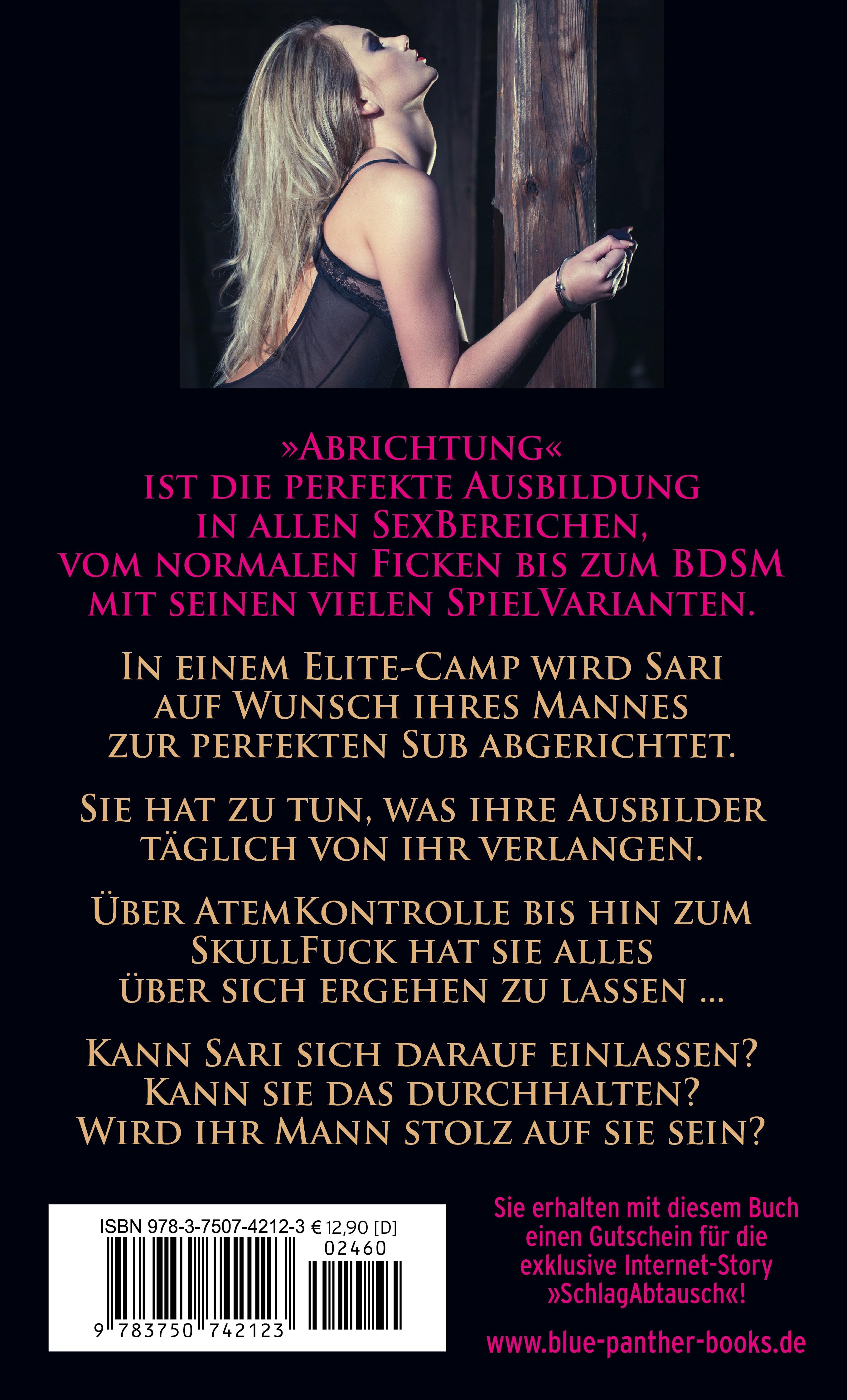 Rückseitencover Die Abrichtung 1 | Erotischer SM-Roman
