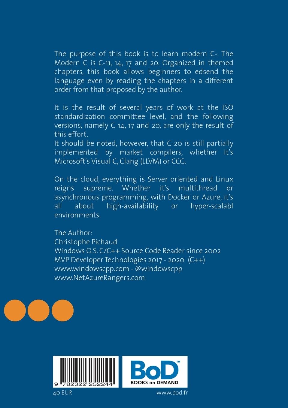Rückseitencover Learn Modern C++ and  STL
