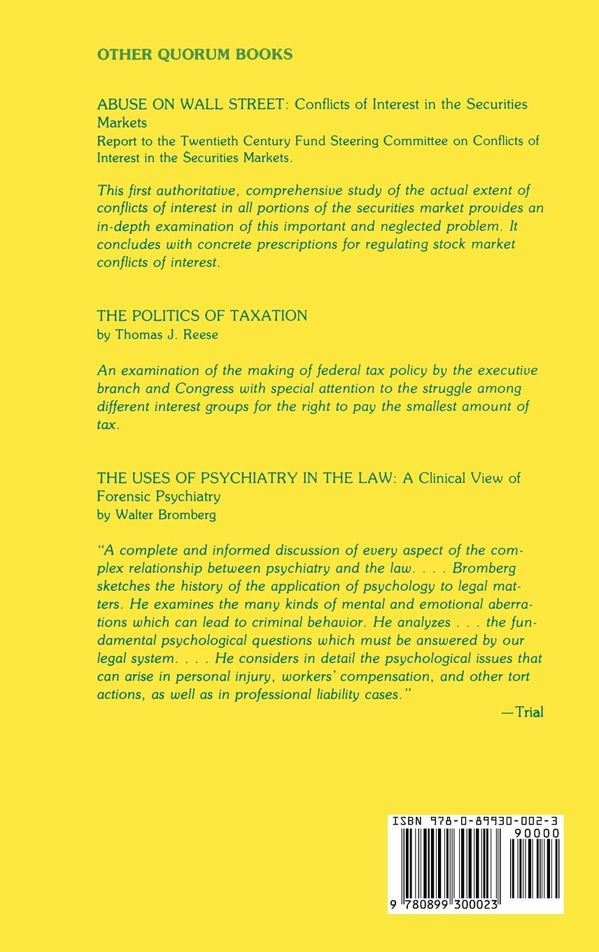 Rückseitencover Modern Products Liability Law.