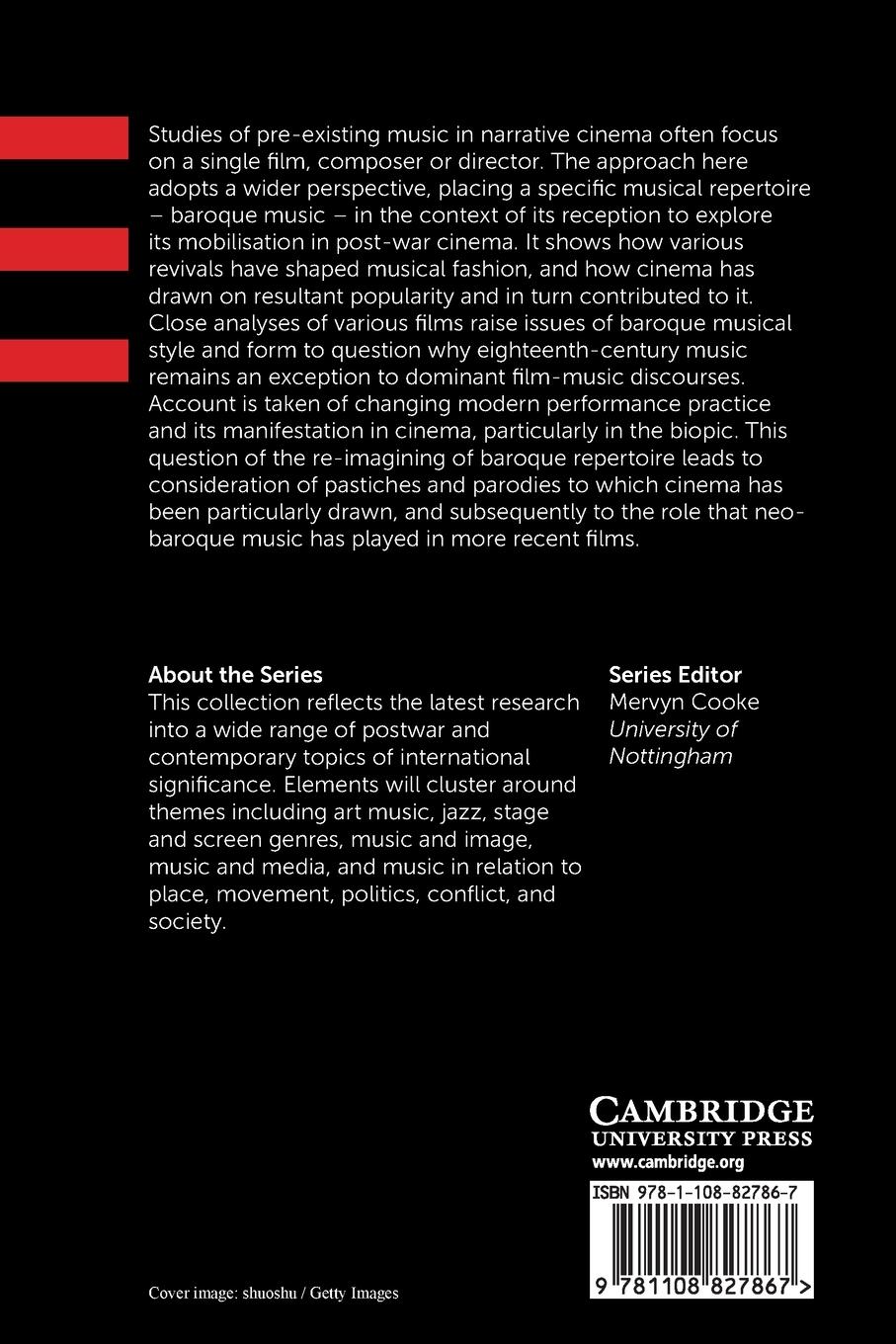 Rückseitencover Baroque Music in Post-War Cinema