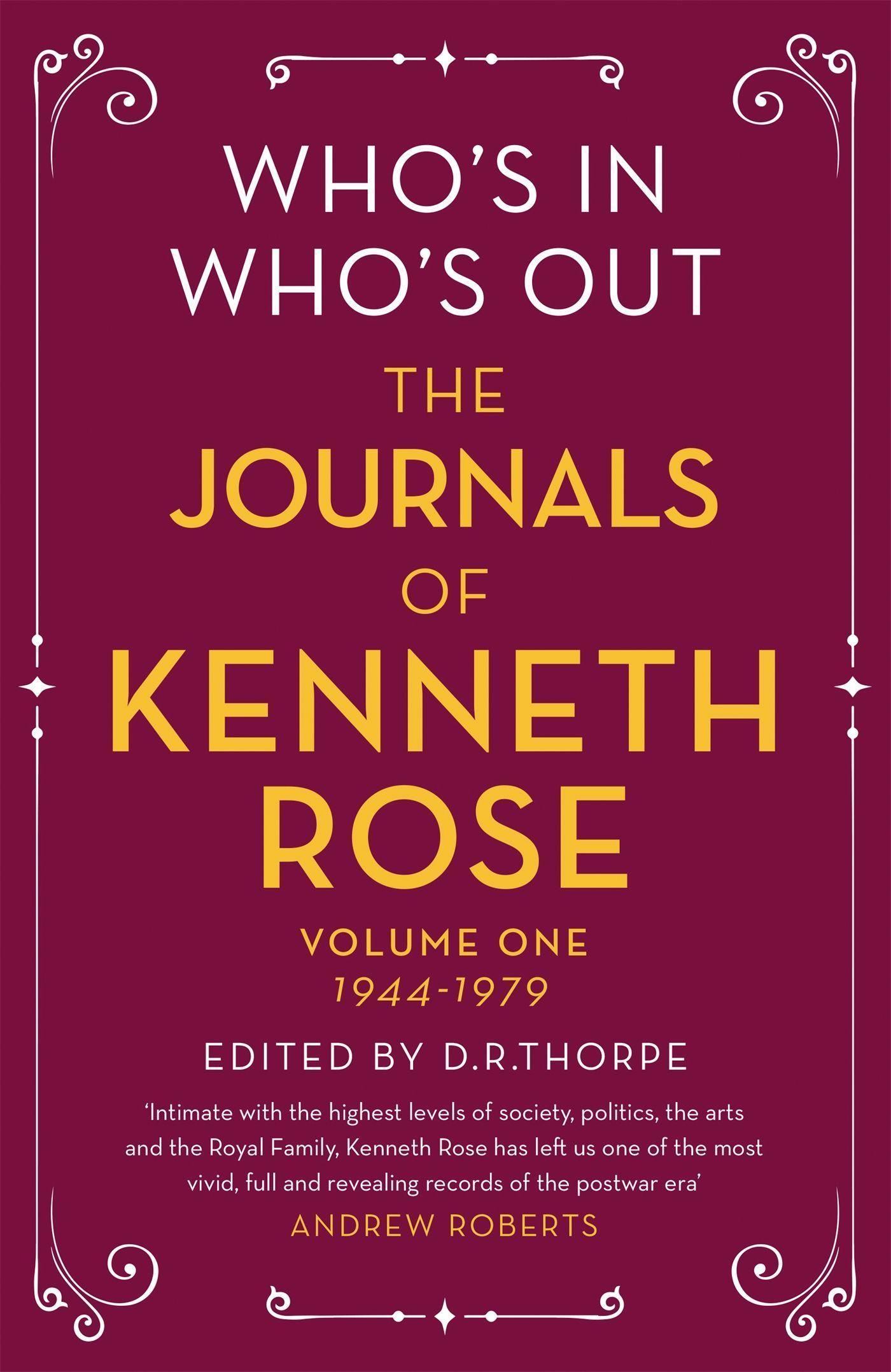 Vorderes Coverbild Who's In, Who's Out: The Journals of Kenneth Rose