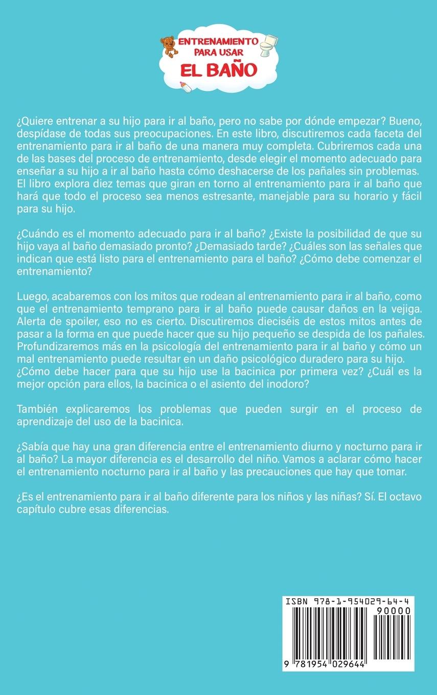 Rückseitencover Entrenamiento para usar el baño