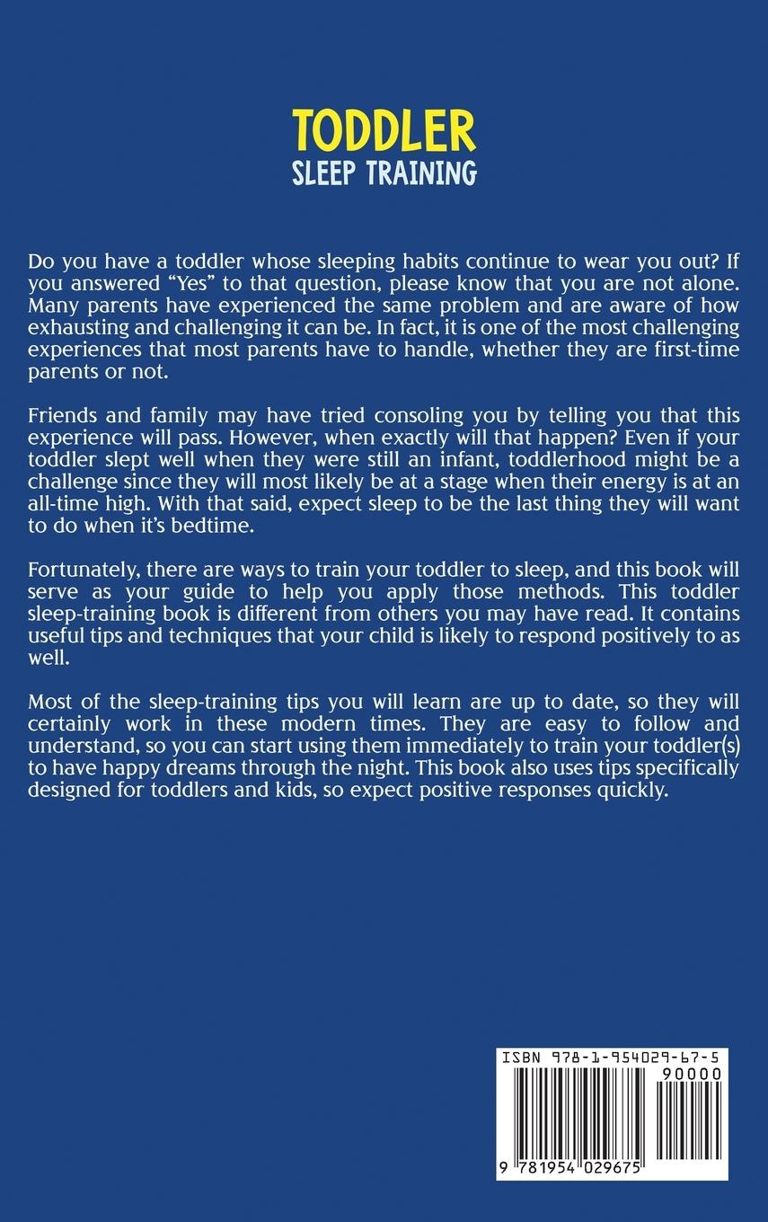 Rückseitencover Toddler Sleep Training