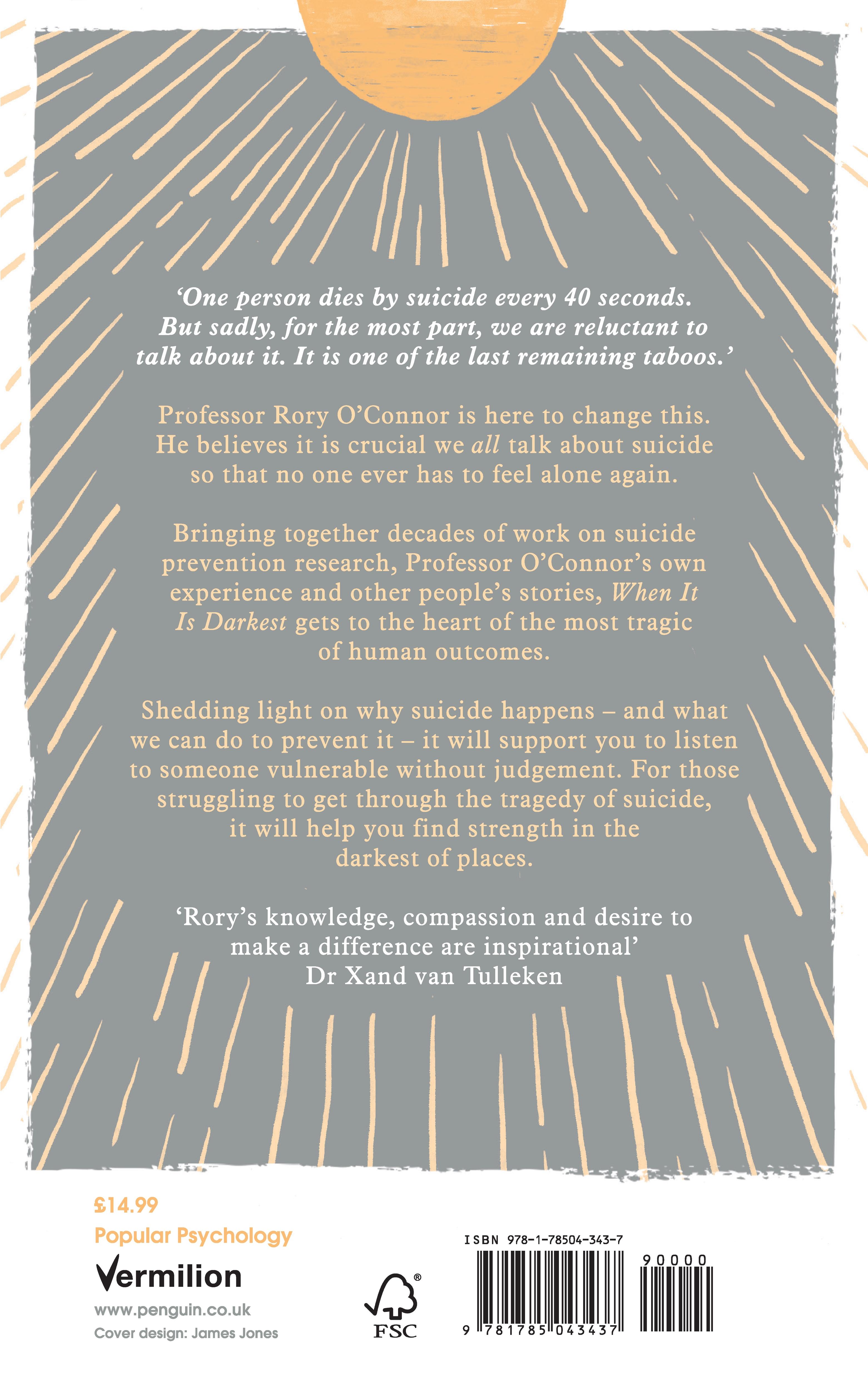 Rückseitencover When It Is Darkest