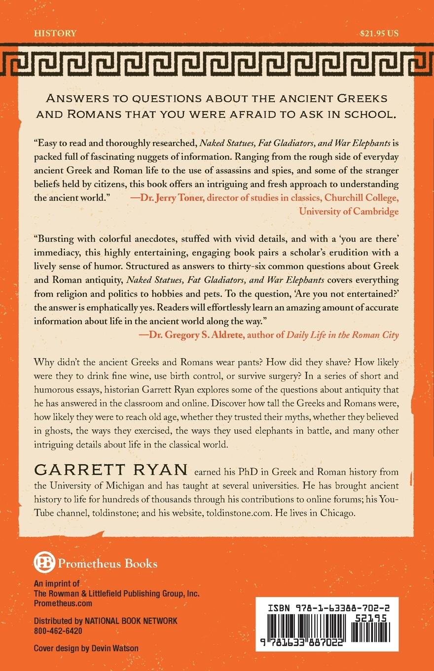 Rückseitencover Naked Statues, Fat Gladiators, and War Elephants