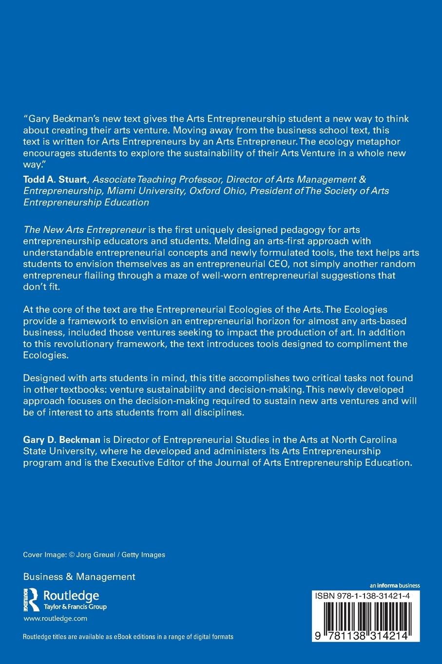 Rückseitencover The New Arts Entrepreneur
