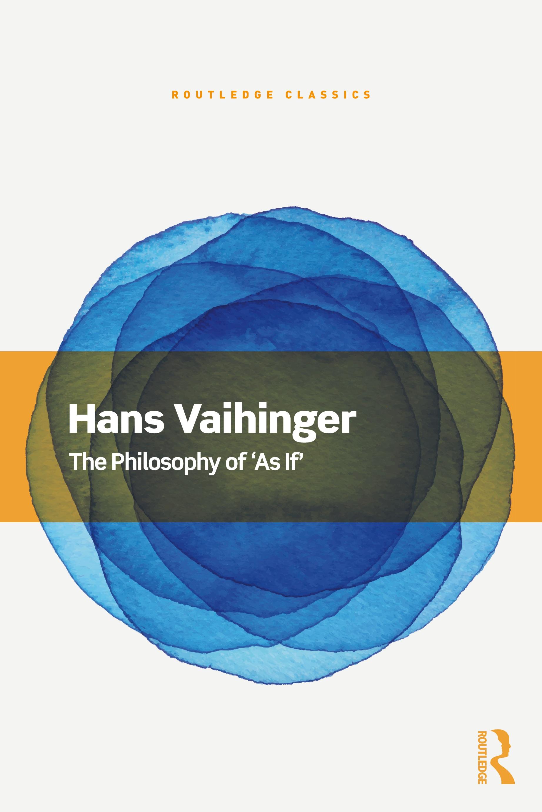 Vorderes Coverbild The Philosophy of 'As If'