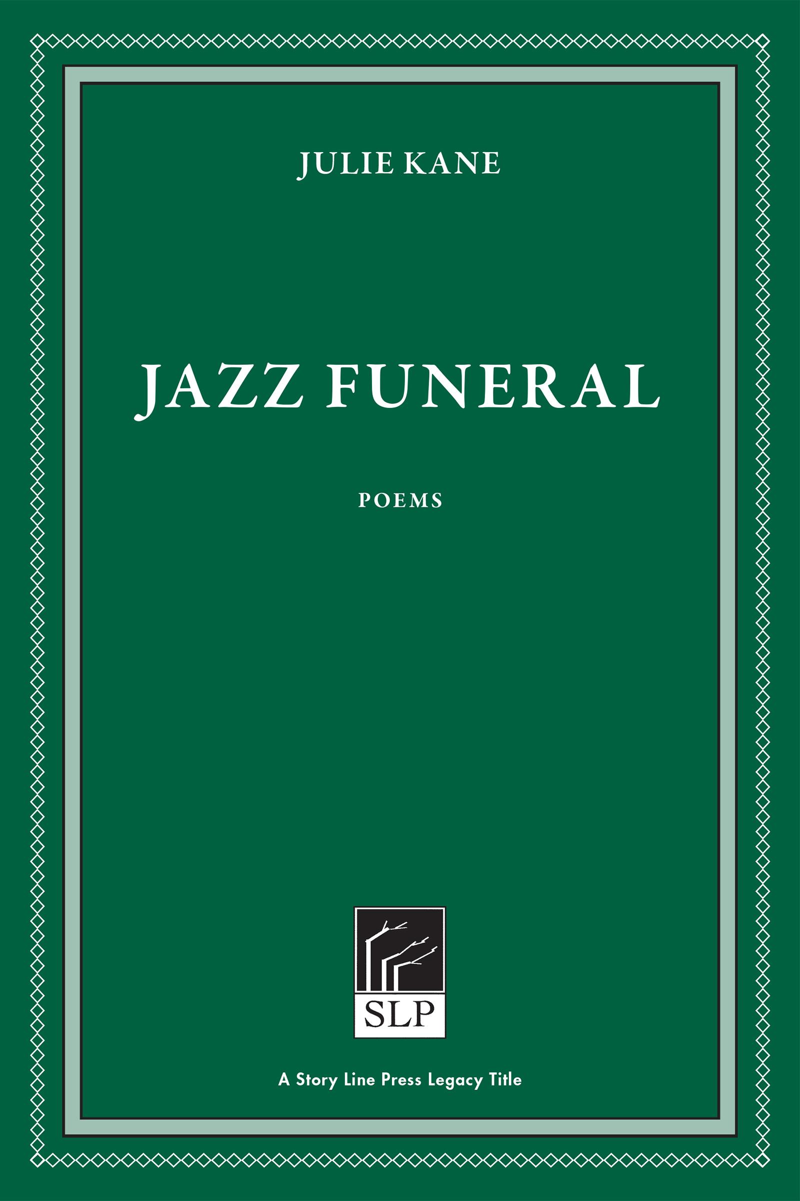 Vorderes Coverbild Jazz Funeral