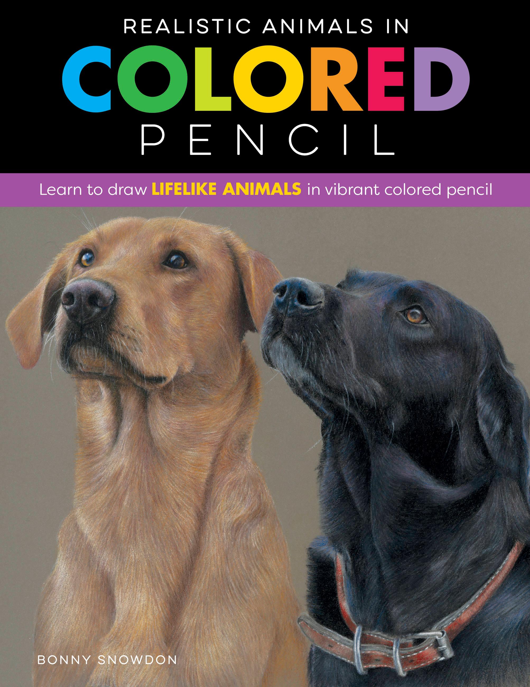 Vorderes Coverbild Realistic Animals in Colored Pencil