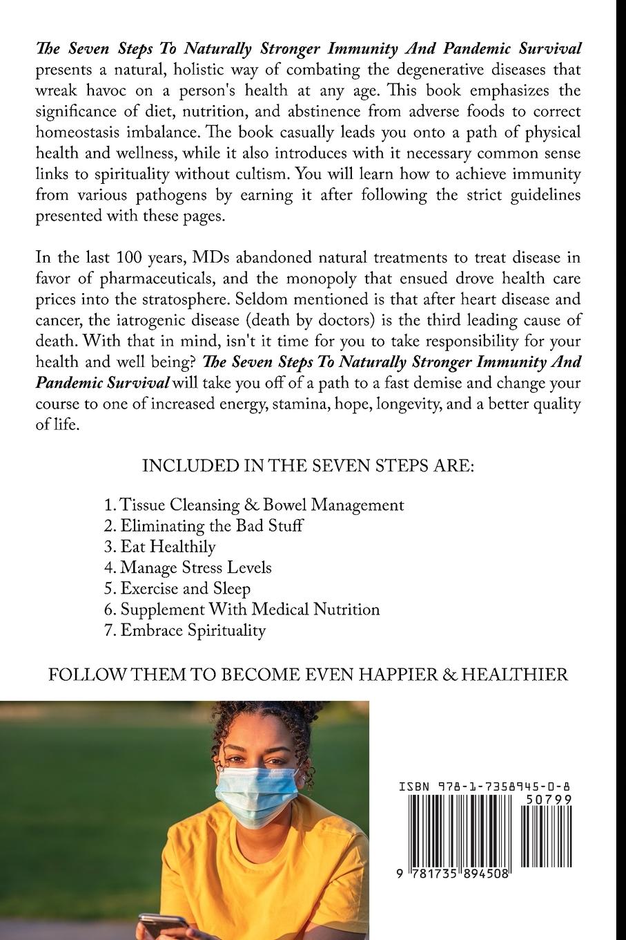 Rückseitencover The Seven Steps To Naturally Stronger Immunity And Pandemic Survival