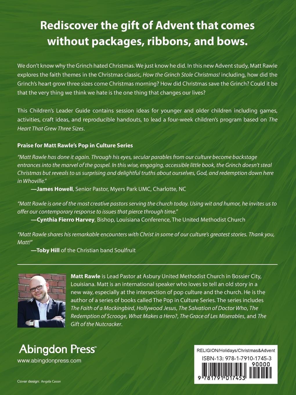 Rückseitencover Heart That Grew Three Sizes Children's Leader Guide