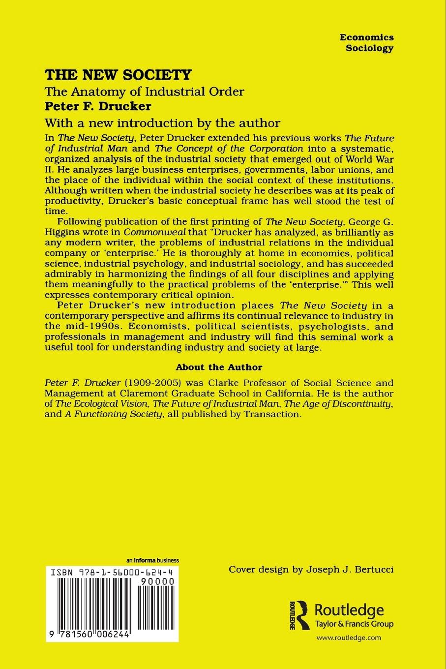 Rückseitencover The New Society