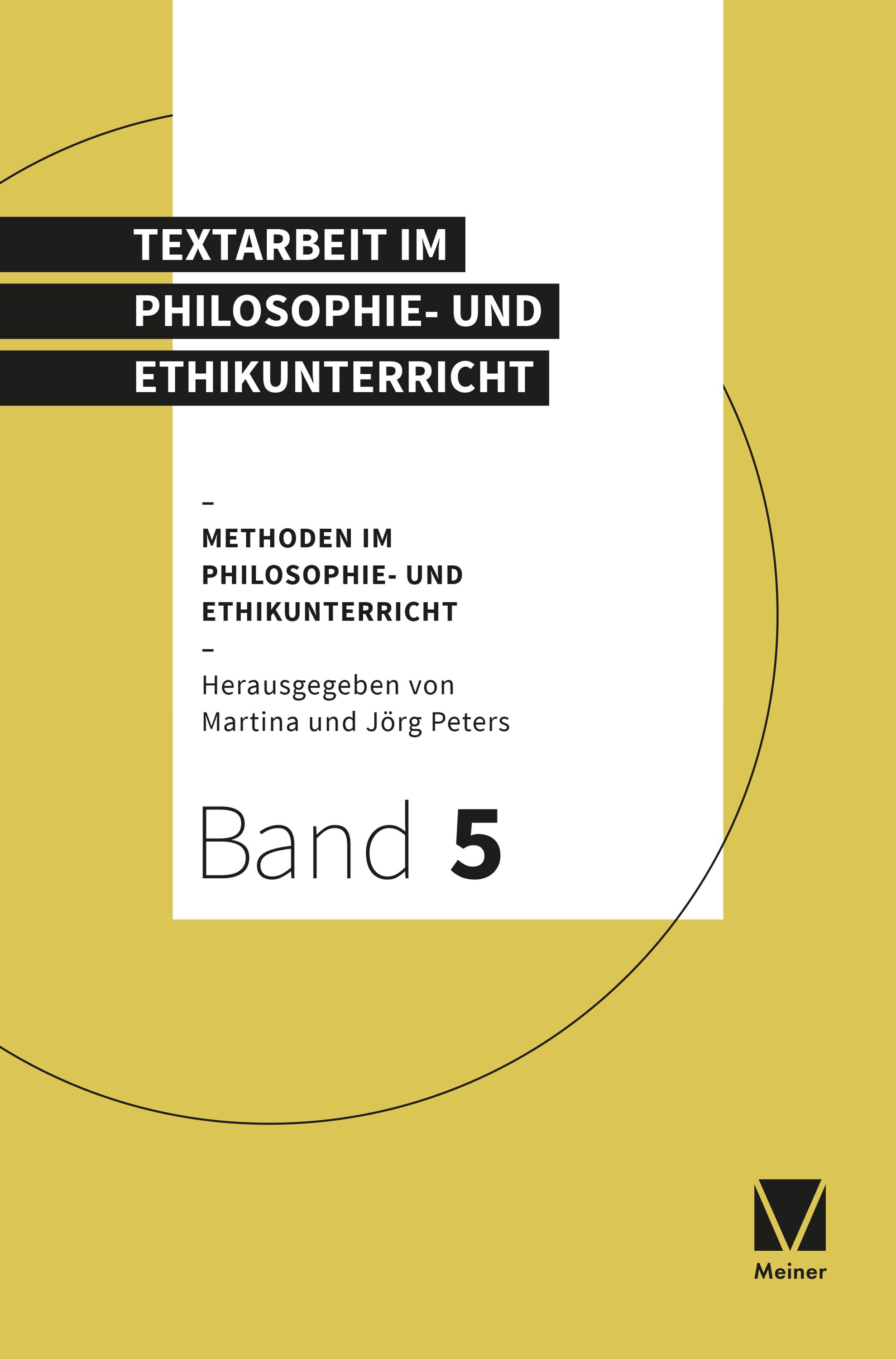 Vorderes Coverbild Textarbeit im Philosophie- und Ethikunterricht